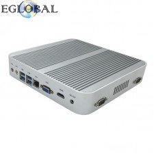 Broadwell CPU  Win10 Mini pc Barebone Intel Nuc Fanless Computador Core i3 5005U Graphics HD 5500 4K HD HTPC